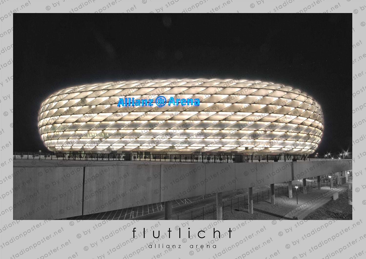 Stadionpostkarte Allianz Arena München # Nr 96R 